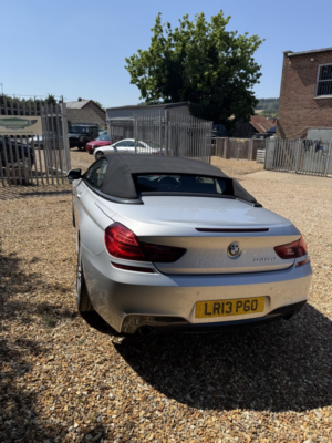 2013 BMW 6 Series 3.0 640d M Sport Convertible in Silver — image 6