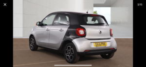 2015 Smart Forfour 1.0 Prime in Silver — image 3