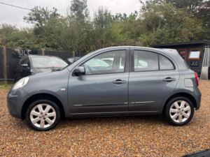2012 Nissan Micra 1.2 12v Acenta Euro 5 5dr in Grey — image 3