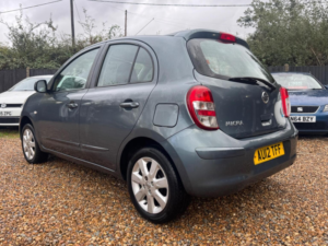 2012 Nissan Micra 1.2 12v Acenta Euro 5 5dr in Grey — image 4