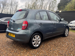 2012 Nissan Micra 1.2 12v Acenta Euro 5 5dr in Grey — image 6