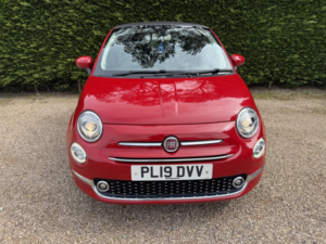 2019 Fiat 500c 1.2 1.2 69hp Lounge Convertible in Red — image 3