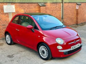 2010 Fiat 500 1.2 Lounge Dualogic Euro 4 3dr in Red — image 2