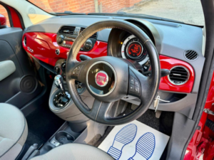 2010 Fiat 500 1.2 Lounge Dualogic Euro 4 3dr in Red — image 4