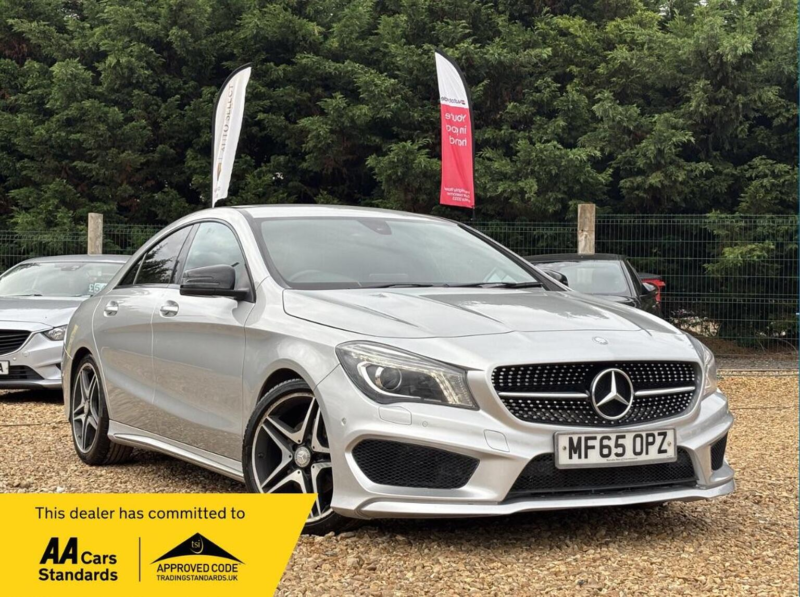 2015 Mercedes-Benz Cla 1.6 Cla180 Amg Sport Coupe Euro 6 (s/s) 4dr in Silver — image 1