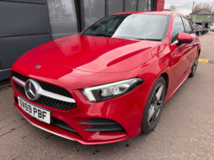 2019 Mercedes-Benz A Class 2.0 A220d Amg Line (premium) 8g-Dct Euro 6 (s/s) 5dr in Red — image 4