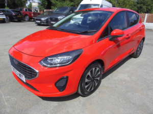2023 Ford Fiesta 1.0t Ecoboost Mhev Titanium Dct Euro 6 (s/s) 5dr in Red — image 3