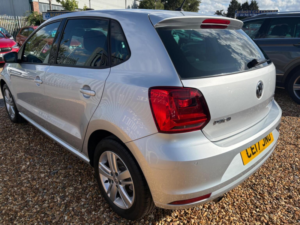 2017 Volkswagen Polo 1.2 Tsi Bluemotion Tech Match Euro 6 (s/s) 5dr in Silver — image 5