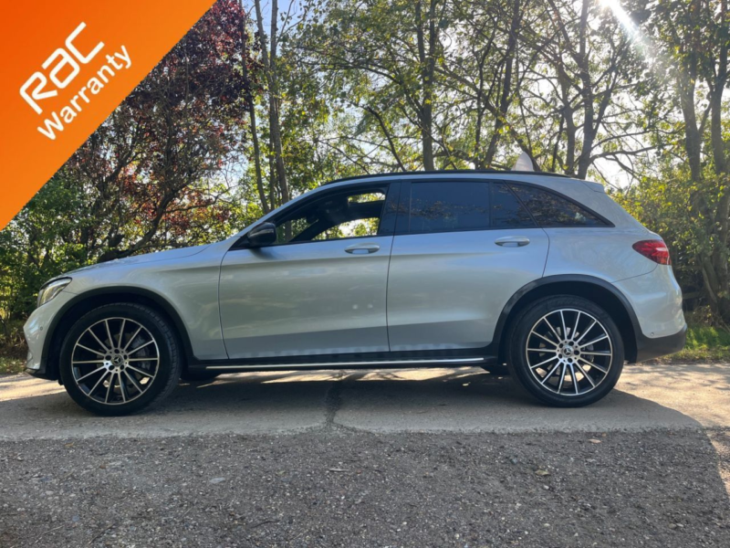 2018 Mercedes-Benz Glc 2.1 Glc220d Amg Line (premium) SUV 5dr Diesel G-Tronic 4matic Euro 6 (s/s) (170 Ps) in Silver — image 1