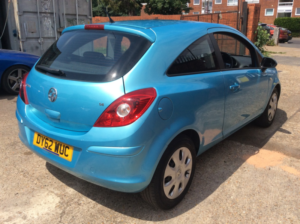 2012 Vauxhall Corsa 1.4 16v Exclusiv in Blue — image 3