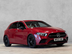 2022 Mercedes-Benz A Class 1.3 A200 Amg Line Edition (premium) 7g-Dct Euro 6 (s/s) 5dr in Red — image 3