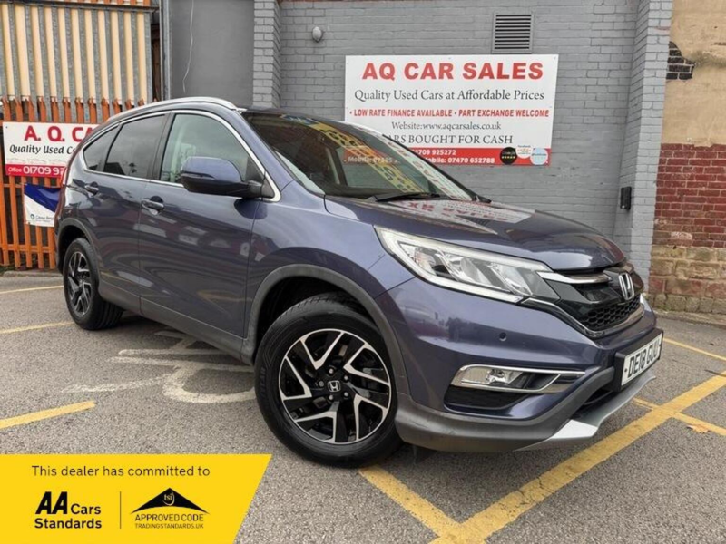 2018 Honda Cr-V 1.6 I-Dtec Se Plus Navi Auto 4WD Euro 6 5dr in Blue — image 1