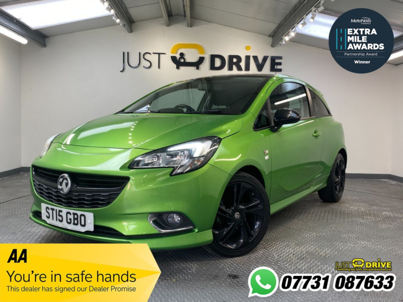 2015 Vauxhall Corsa 1.2i Limited Edition Hatchback 3dr Petrol Manual Euro 6 (70 Ps) in Green — image 1