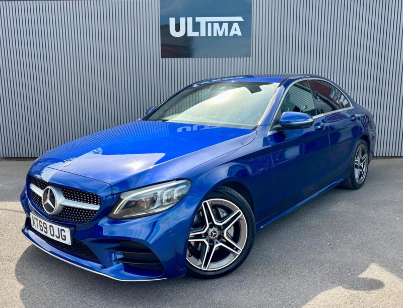 2019 Mercedes-Benz C Class 1.6 C200d Amg Line Edition (premium) G-Tronic+ Euro 6 (s/s) 4dr in Blue — image 1