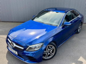 2019 Mercedes-Benz C Class 1.6 C200d Amg Line Edition (premium) G-Tronic+ Euro 6 (s/s) 4dr in Blue — image 2