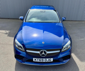 2019 Mercedes-Benz C Class 1.6 C200d Amg Line Edition (premium) G-Tronic+ Euro 6 (s/s) 4dr in Blue — image 4
