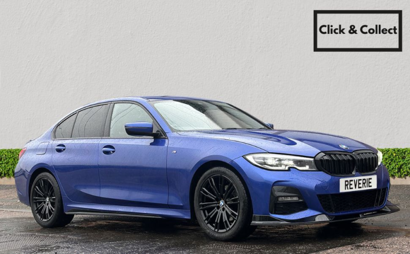 2021 BMW 3 Series 2.0 320i M Sport Saloon 4dr Petrol Auto Euro 6 (s/s) (184 Ps) in Blue — image 1