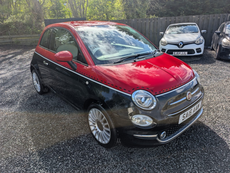 2016 Fiat 500 1.2 500 My17 1.2 69hp Lounge in Black — image 1