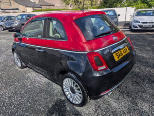 2016 Fiat 500 1.2 500 My17 1.2 69hp Lounge in Black — image 5