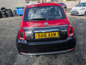 2016 Fiat 500 1.2 500 My17 1.2 69hp Lounge in Black — image 6