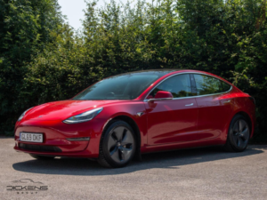 2019 Tesla Model 3 (dual Motor) Long Range Auto 4wde 4dr in Red — image 3
