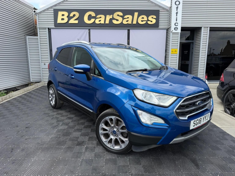 2018 Ford Ecosport 1.0t Ecoboost Titanium Auto Euro 6 (s/s) 5dr in Blue — image 1