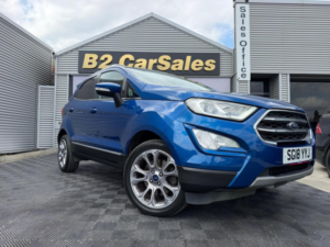 2018 Ford Ecosport 1.0t Ecoboost Titanium Auto Euro 6 (s/s) 5dr in Blue — image 2