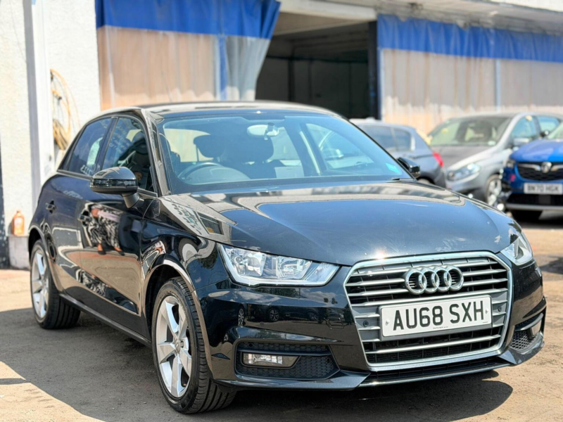 2018 Audi A1 1.4 Tfsi Sport Sportback S Tronic Euro 6 (s/s) 5dr (nav) in Black — image 1