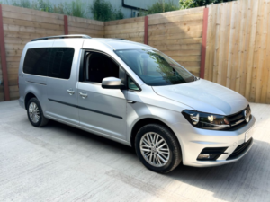 2021 Volkswagen Caddy Maxi Life 5 SEAT Auto Wheelchair Accessible Disabled Access Vehicle Wav in Silver — image 3