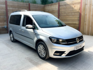 2021 Volkswagen Caddy Maxi Life 5 SEAT Auto Wheelchair Accessible Disabled Access Vehicle Wav in Silver — image 4