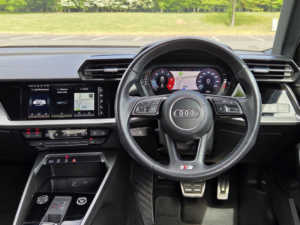 2023 Audi A3 2.0 Tdi 35 S Line Sportback S Tronic Euro 6 (s/s) 5dr in Black — image 3