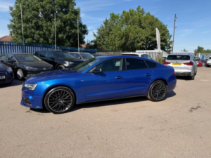 2016 Audi A5 2.0 Tdi Black Edition Plus Sportback Euro 6 (s/s) 5dr in Blue — image 3