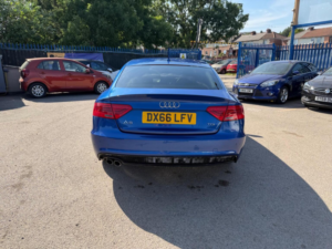 2016 Audi A5 2.0 Tdi Black Edition Plus Sportback Euro 6 (s/s) 5dr in Blue — image 4