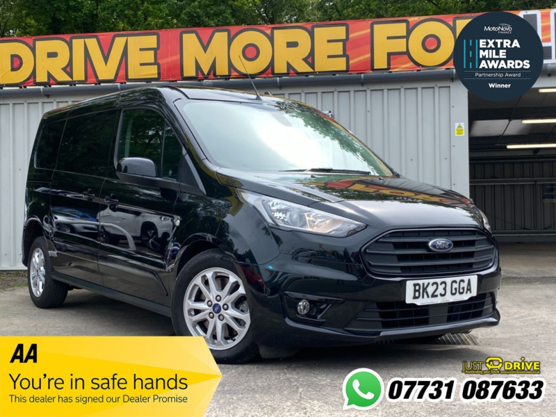 2023 Ford Transit Connect 1.5 250 Ecoblue Limited Panel Van 5dr Diesel Manual L2 Euro 6 (s/s) (100 Ps) in Black — image 1