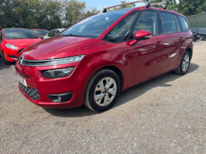 2016 Citroen Grand C4 Picasso 1.6 Bluehdi Vtr+ Eat6 Euro 6 (s/s) 5dr in Red — image 3