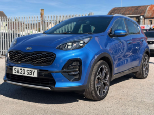 2020 Kia Sportage 2.0 Sportage Gt-Line Crdi Isg 4x4 4WD 5dr in Blue — image 3