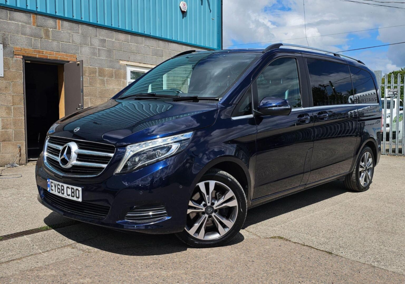 2018 Mercedes-Benz V Class 2.2 V220d Bluetec Sport G-Tronic+ Euro 6 (s/s) 5dr 7 SEAT in Blue — image 1