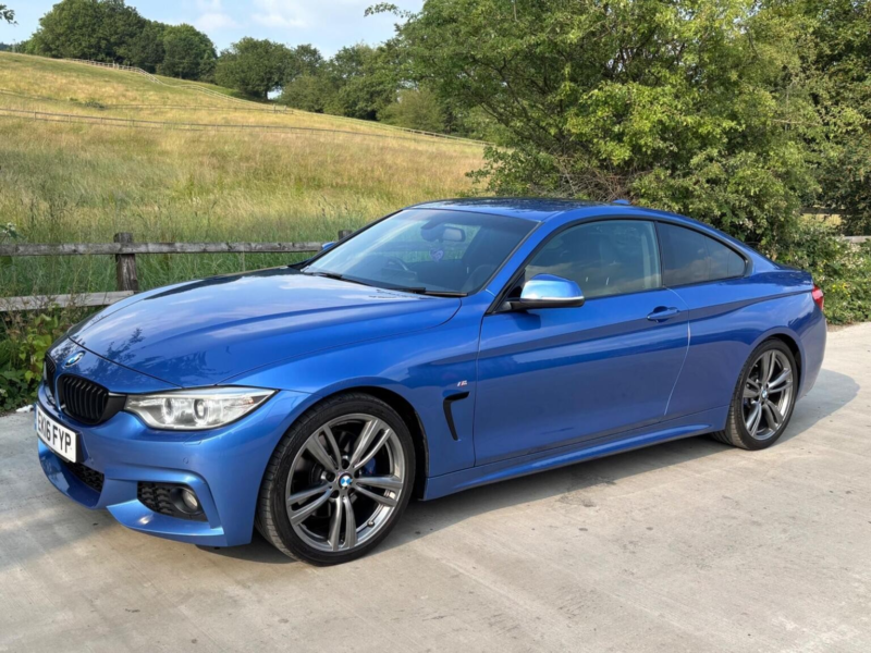 2016 BMW 4 Series 2.0 420d M Sport Auto Xdrive Euro 6 (s/s) 2dr in Blue — image 1