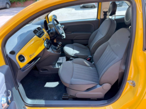 2014 Fiat 500 1.2 Lounge Euro 6 (s/s) 3dr in Yellow — image 6