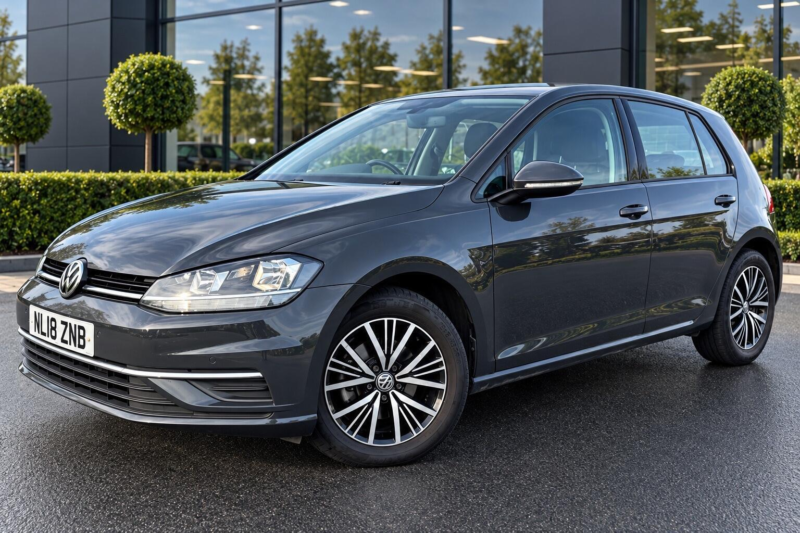2018 Volkswagen Golf 1.6 Tdi Se Nav DSG Euro 6 (s/s) 5dr in Grey — image 1