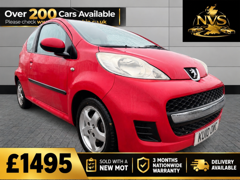 2010 Peugeot 107 1.0 12v Verve in Red — image 1