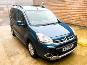 2015 Citroen Berlingo Multispace 4 SEAT Wheelchair Accessible Disabled Access Ramp Car in Blue — image 2