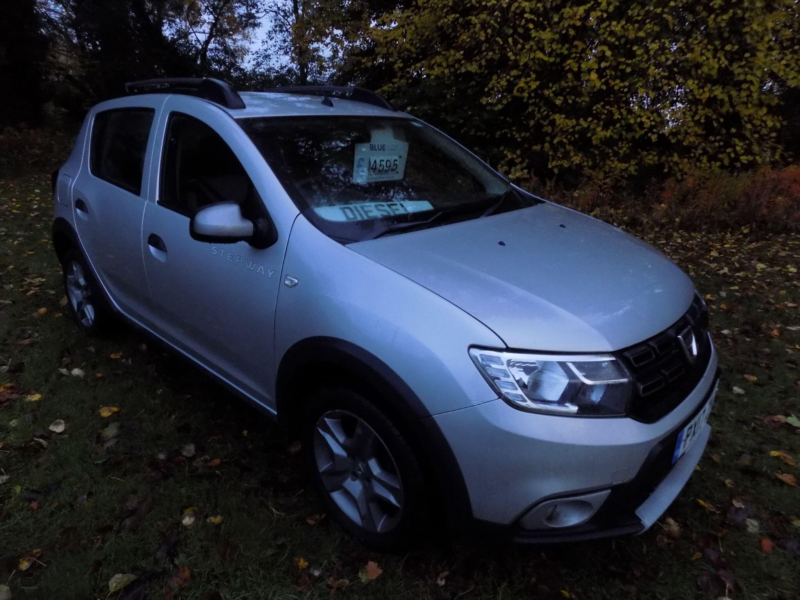 2017 Dacia Sandero Stepway 1.5 Dci Ambiance Euro 6 (s/s) 5dr in Silver — image 1