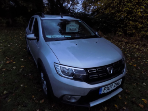 2017 Dacia Sandero Stepway 1.5 Dci Ambiance Euro 6 (s/s) 5dr in Silver — image 2