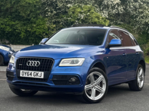 2014 Audi Q5 3.0 Tdi V6 S Line Plus S Tronic Quattro Euro 5 (s/s) 5dr in Blue — image 5