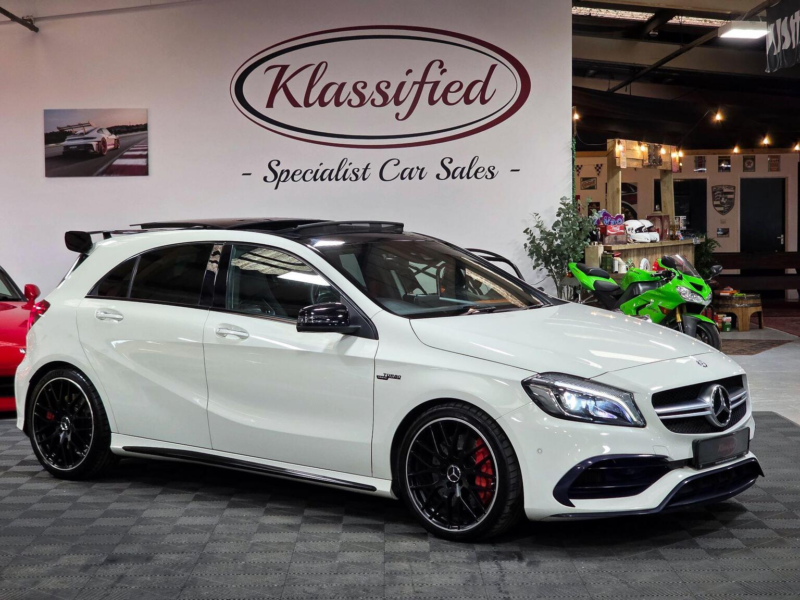 2016 Mercedes-Benz A Class 2.0 A45 Amg (premium) Spds Dct 4matic Euro 6 (s/s) 5dr in White — image 1