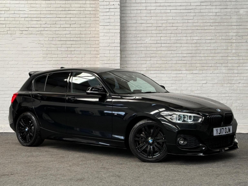2017 BMW 1 Series 2.0 118d M Sport Auto Euro 6 (s/s) 5dr in Black — image 1