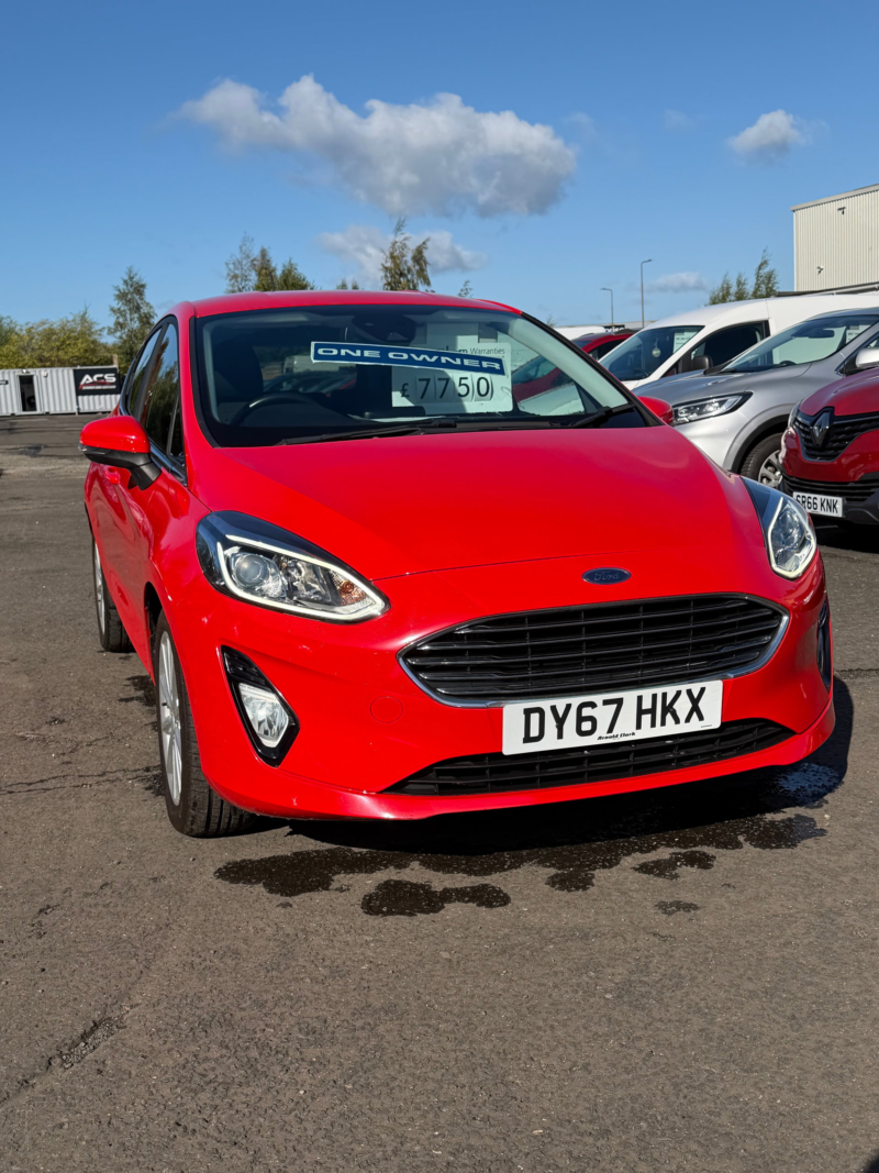 2017 Ford Fiesta 1.0t Ecoboost Titanium Hatchback 5dr Petrol Manual Euro 6 (s/s) (125 Ps) in Red — image 1