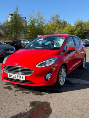 2017 Ford Fiesta 1.0t Ecoboost Titanium Hatchback 5dr Petrol Manual Euro 6 (s/s) (125 Ps) in Red — image 2