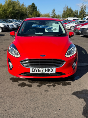 2017 Ford Fiesta 1.0t Ecoboost Titanium Hatchback 5dr Petrol Manual Euro 6 (s/s) (125 Ps) in Red — image 3